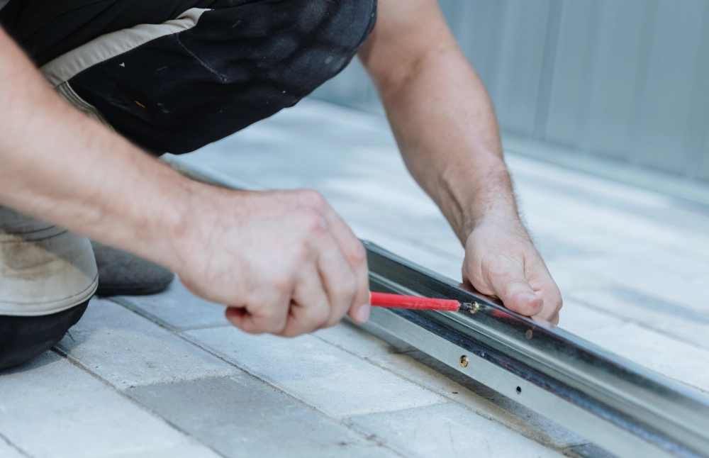 Garage Door Track Repair